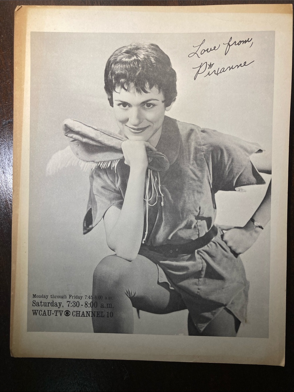 Signed Vintage Black & White Promotional Photo Jane Norman as Pixanne